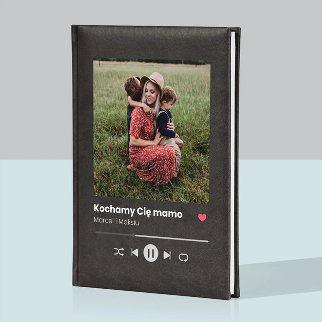 Zdjęcie i Podpis: Kochamy Cię Mamo - Notes Książkowy z Nadrukiem
