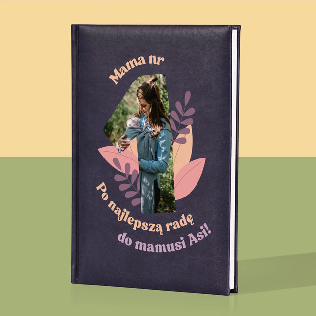 Zdjęcie i Podpis: Mama Nr 1 - Notes Książkowy z Nadrukiem