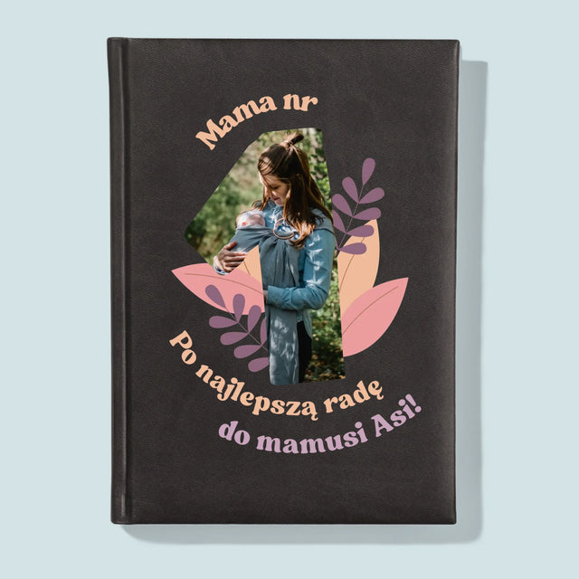 Zdjęcie i Podpis: Mama Nr 1 - Planer Książkowy z Nadrukiem