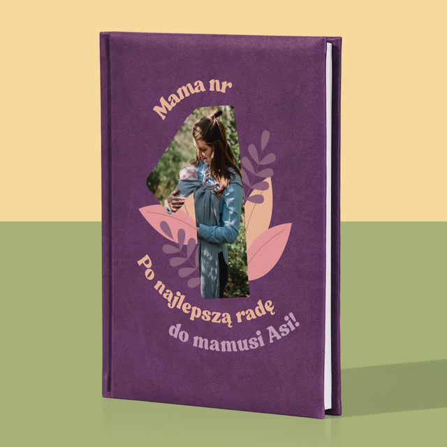 Zdjęcie i Podpis: Mama Nr 1 - Notes Książkowy z Nadrukiem