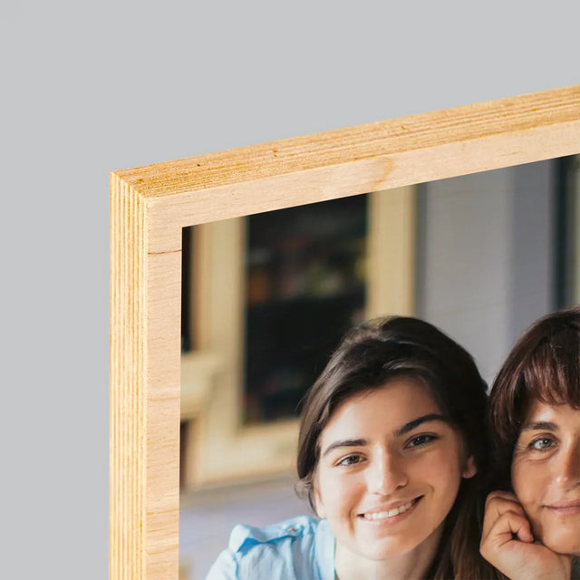 Zdjęcie i Podpis: Mama Definicja - Wydruk Na Drewnie