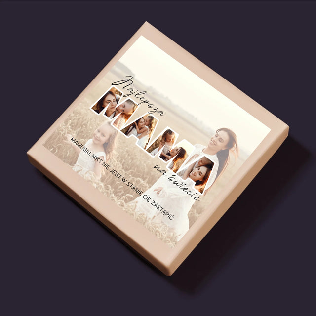 Słowo Ze Zdjęć: Najlepsza Mama Na Świecie Zdjęcia - Personalizowane Puzzle