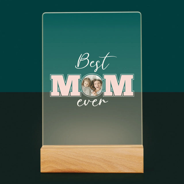 Fotokolaż: Best Mom Ever - Wydruk Na Szkle Akrylowym