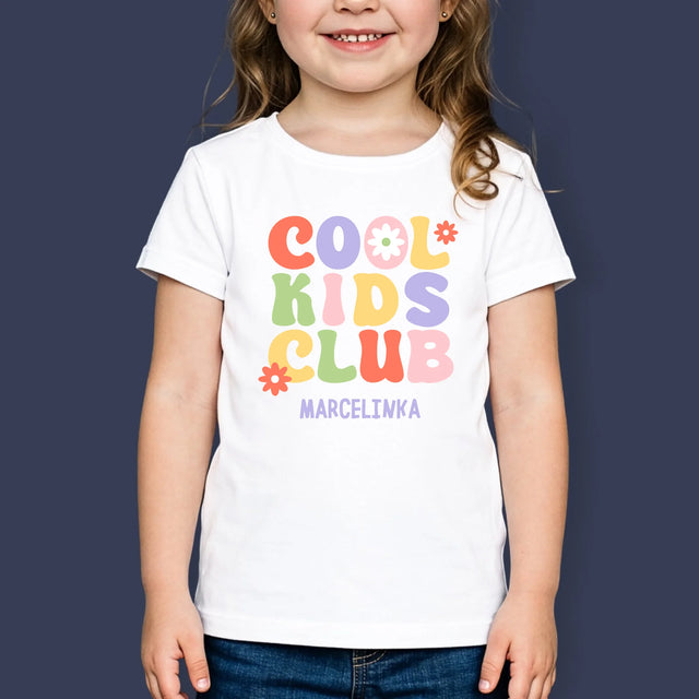 Imię I Podpis: Cool Kids Club - Koszulka Dziecięca