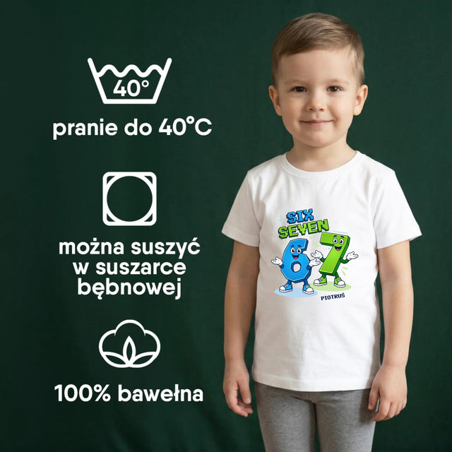 Brainrot: Six Seven 2 - Koszulka Dziecięca