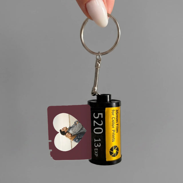 Fotokolaż: Zdjęcie Serce - Personalizowany Brelok Klisza