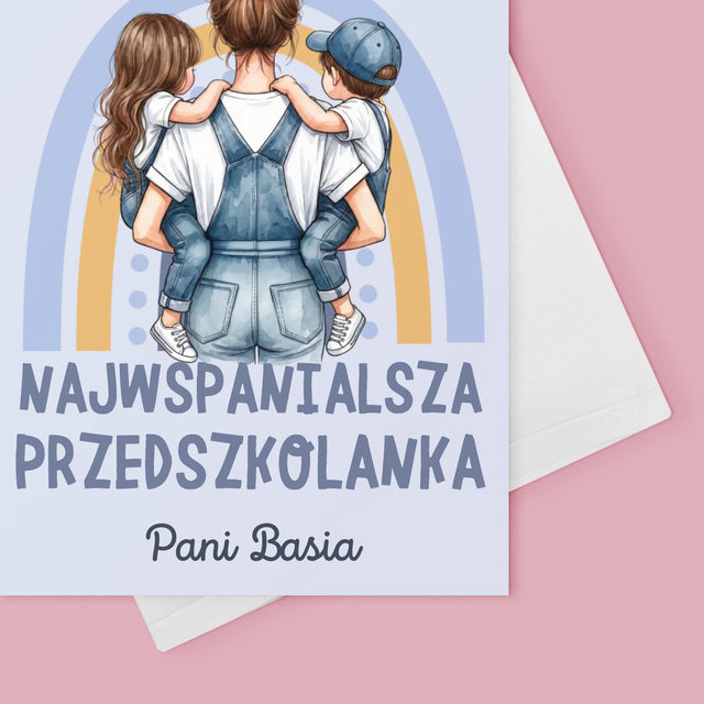 Kreator Postaci: Najwspanialsza Przedszkolanka - Kartka z Życzeniami