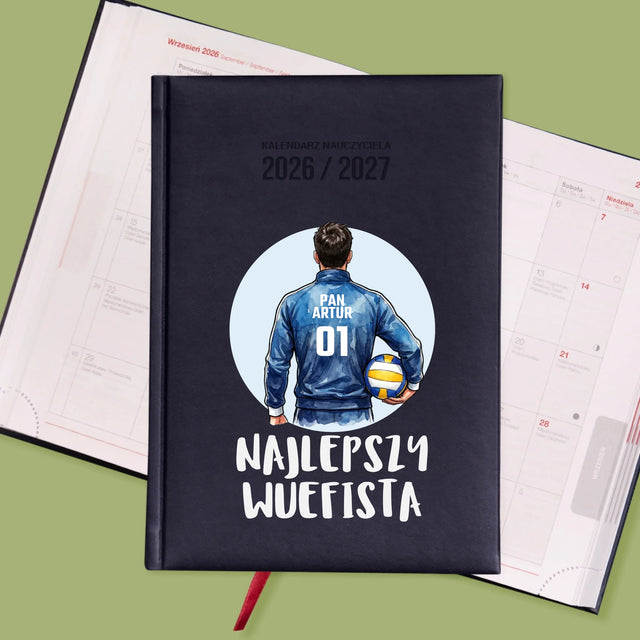 Kreator Postaci: Najlepszy Wuefista - Personalizowany Kalendarz Nauczyciela