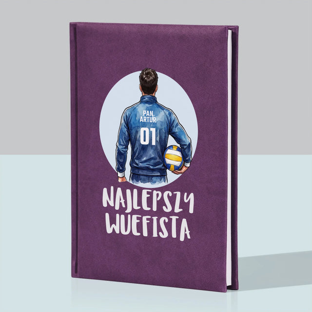 Kreator Postaci: Najlepszy Wuefista - Notes Książkowy z Nadrukiem