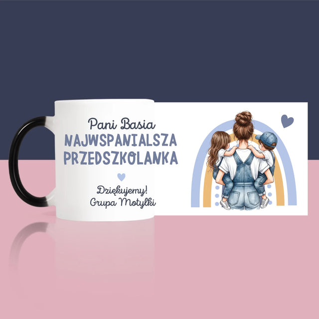 Kreator Postaci: Najwspanialsza Przedszkolanka - Kubek z Nadrukiem