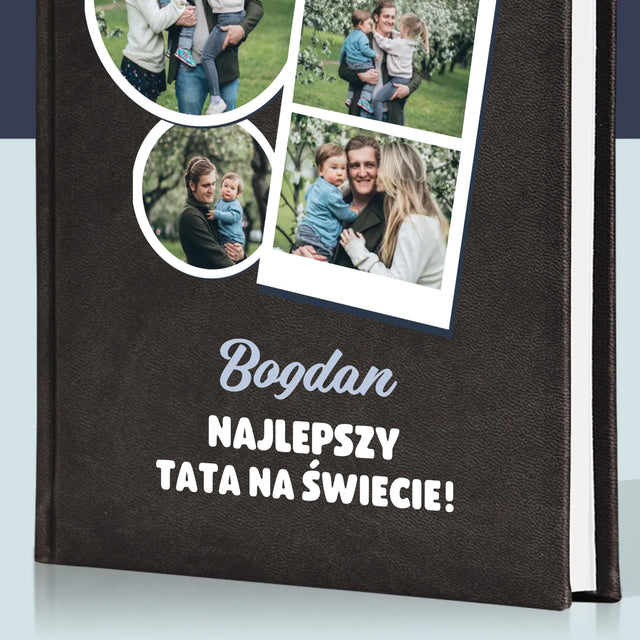 Fotokolaż: Najlepszy Tata Na Świecie - Planer Książkowy z Nadrukiem