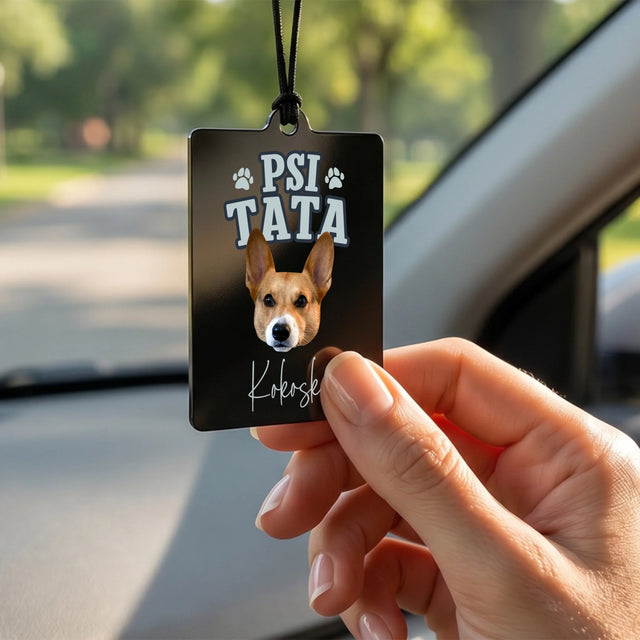 Twoja Postać: Psi Tata - Zawieszka Do Samochodu