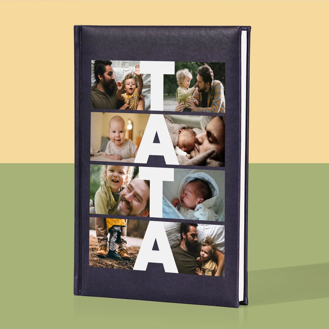 Fotokolaż: Tata - Notes Książkowy z Nadrukiem