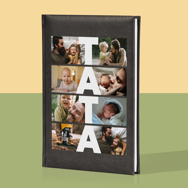 Fotokolaż: Tata - Notes Książkowy z Nadrukiem