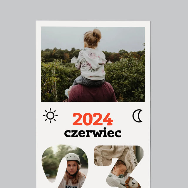 Słowo Ze Zdjęć: Dzień Ojca Kartka Z Kalendarza - Magnes Na Lodówkę