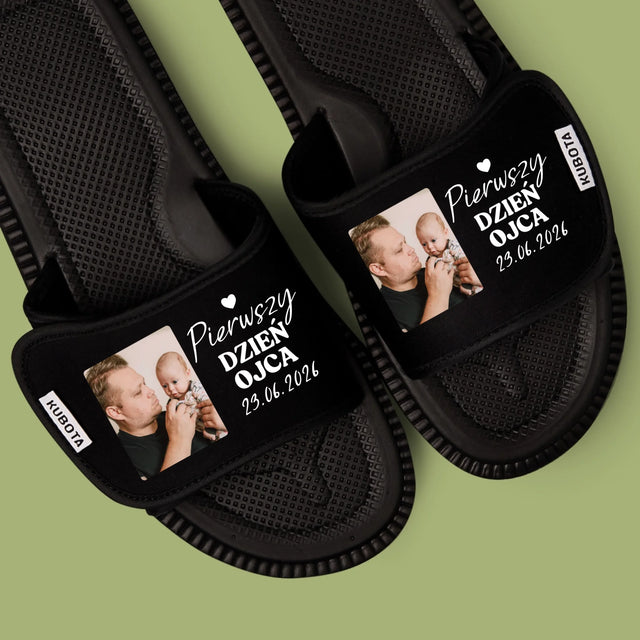 Zdjęcie i Podpis: Pierwszy Dzień Ojca - Klapki Kubota