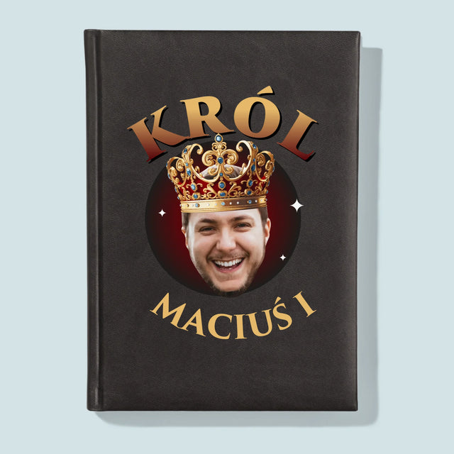 Zdjęcie i Podpis: Król - Planer Książkowy z Nadrukiem