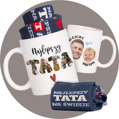 Skarpetki w kubku dla taty
