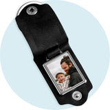 Skórzany brelok ze zdjęciem