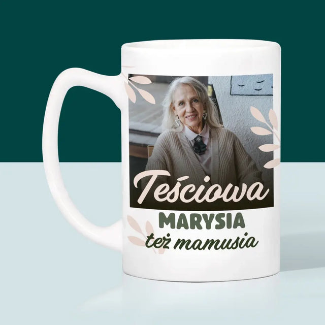 Fotokolaż: Teściowa Też Mamusia - Kubek z Nadrukiem