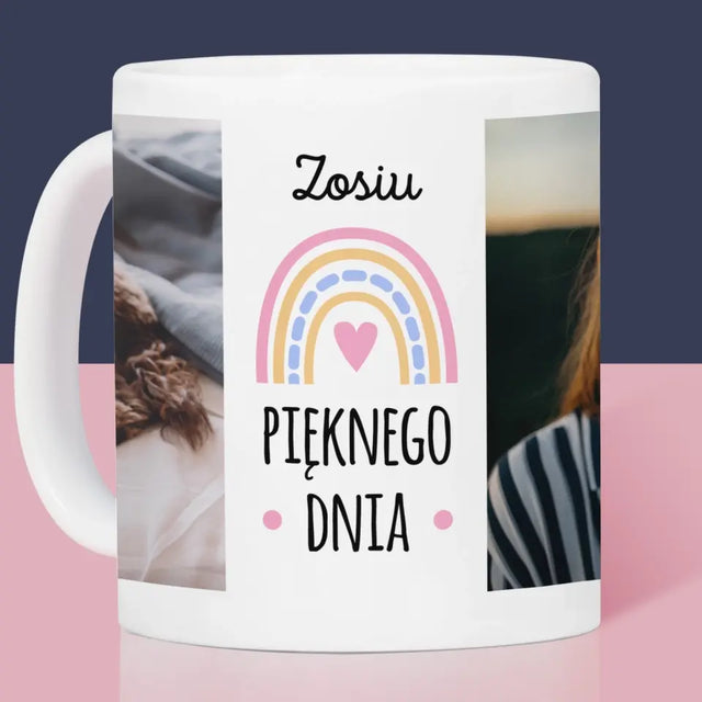 Fotokolaż: Pięknego Dnia - Kubek z Nadrukiem