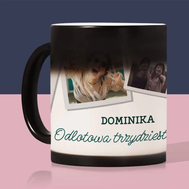 Fotokolaż: Odlotowa Trzydziestolatka - Kubek z Nadrukiem