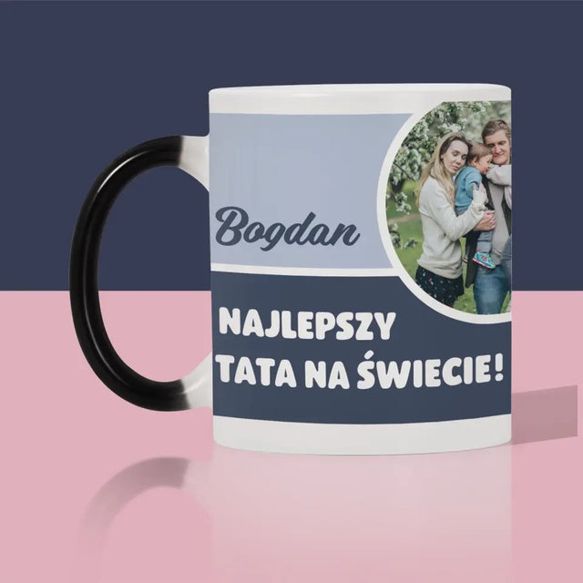 Fotokolaż: Najlepszy Tata Na Świecie - Kubek z Nadrukiem