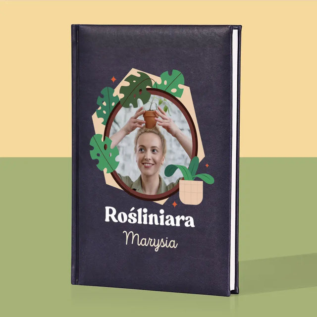 Zdjęcie i Podpis: Rośliniara - Notes Książkowy z Nadrukiem