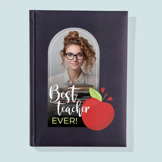 Zdjęcie i Podpis: Best Teacher Ever - Notes Książkowy z Nadrukiem