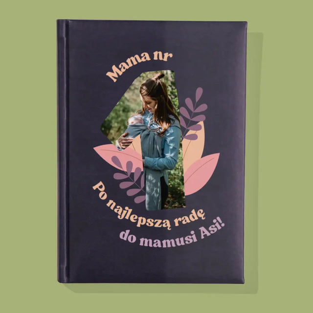 Zdjęcie i Podpis: Mama Nr 1 - Notes Książkowy z Nadrukiem