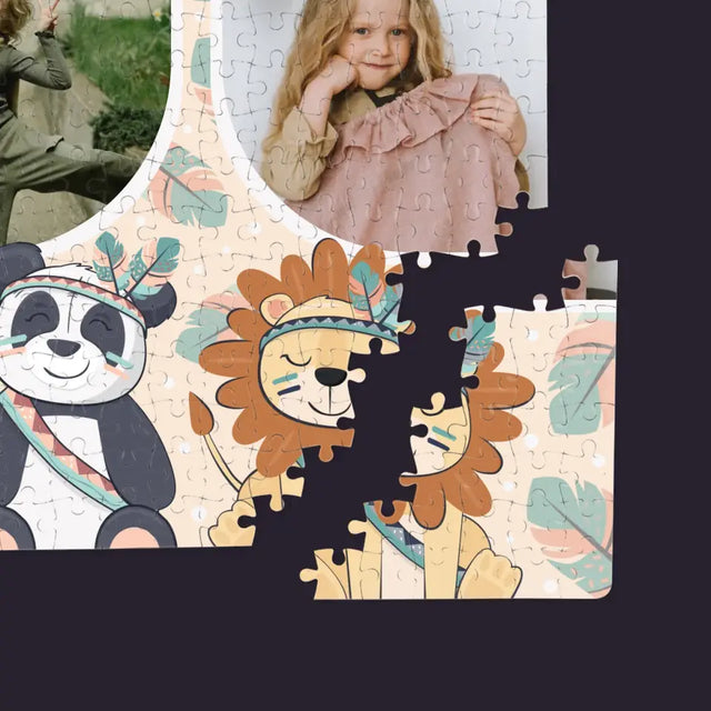 Fotokolaż: Zwierzaki - Personalizowane Puzzle