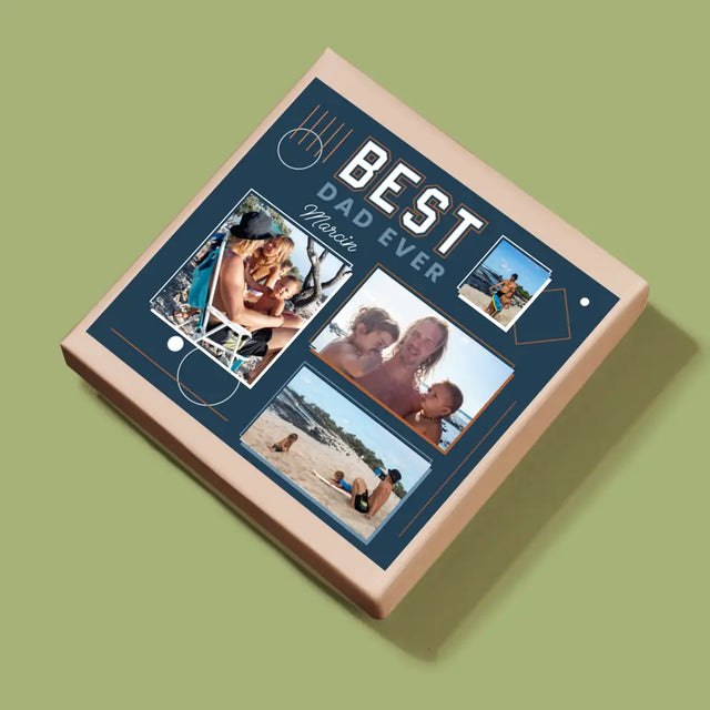 Fotokolaż: Best Dad Ever - Personalizowane Puzzle