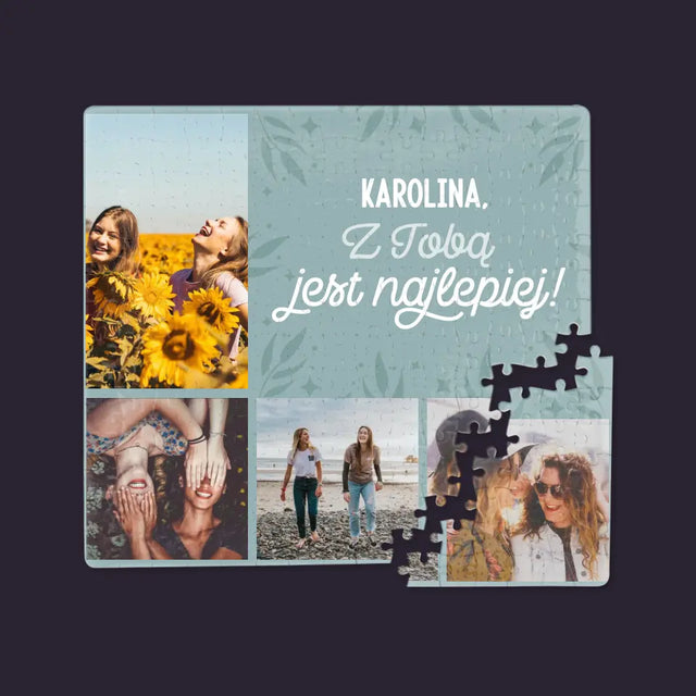 Fotokolaż: Najlepsze Przyjaciółki - Personalizowane Puzzle