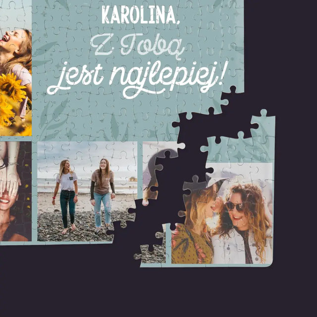 Fotokolaż: Najlepsze Przyjaciółki - Personalizowane Puzzle