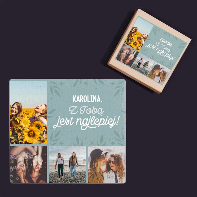 Fotokolaż: Najlepsze Przyjaciółki - Personalizowane Puzzle