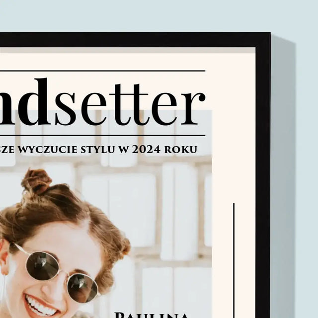 Okładka Magazynu: Trendsetter - Wydruk Obramowany