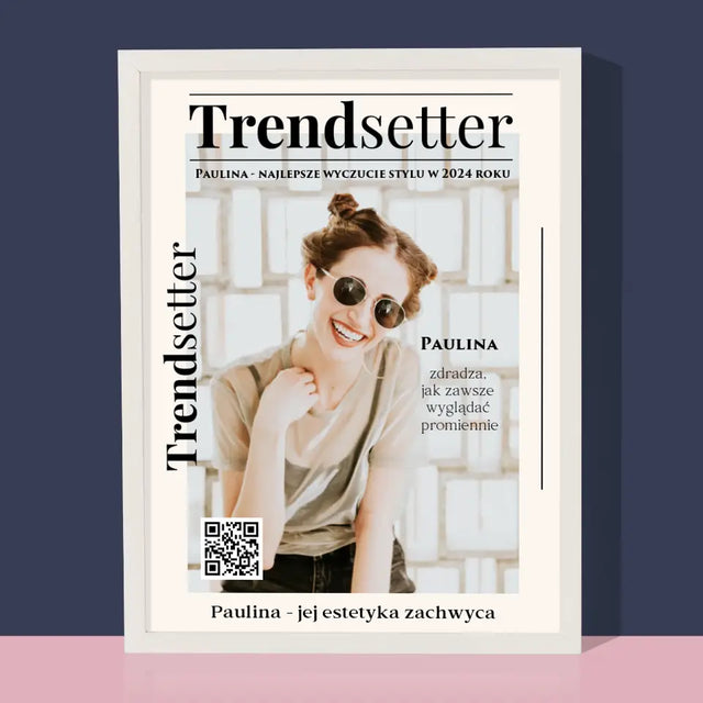 Okładka Magazynu: Trendsetter - Wydruk Obramowany