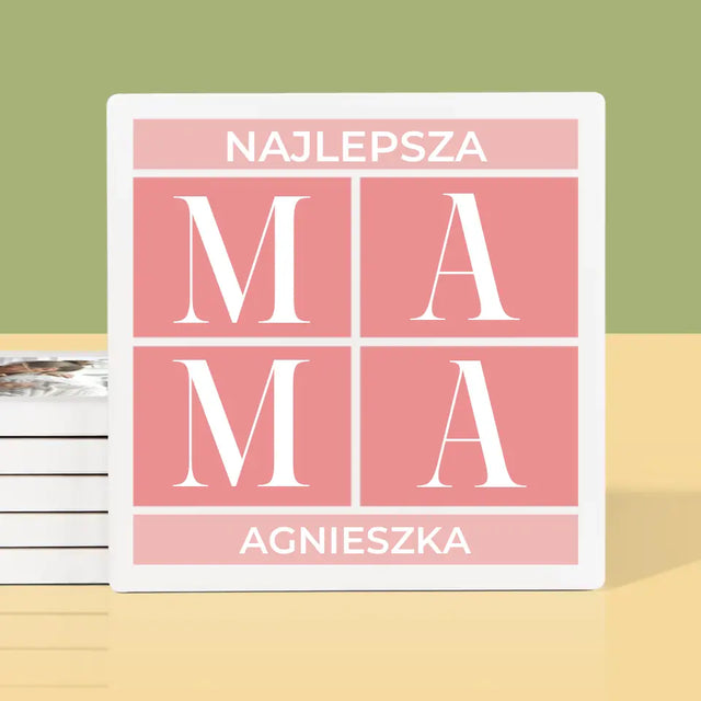 Fotokolaż: Najlepsza Mama - Podkładki Pod Kubki