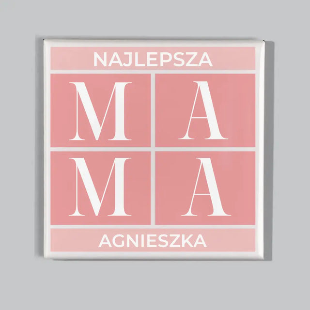 Fotokolaż: Najlepsza Mama - Zestaw Magnesów