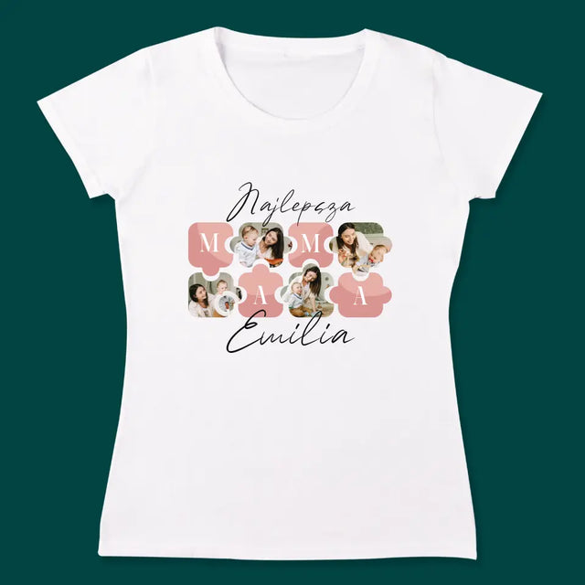 Fotokolaż: Puzzle Rodzice - Koszulki Dla Par