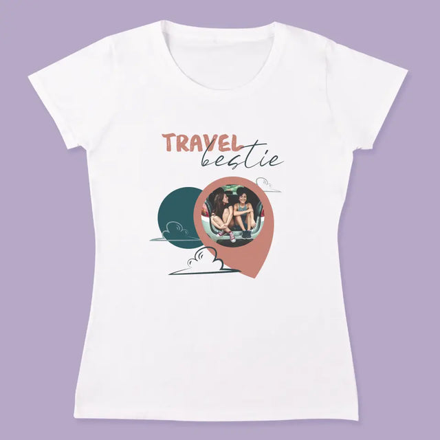 Kształt Ze Zdjęć: Travel Besties - Koszulki Dla Par