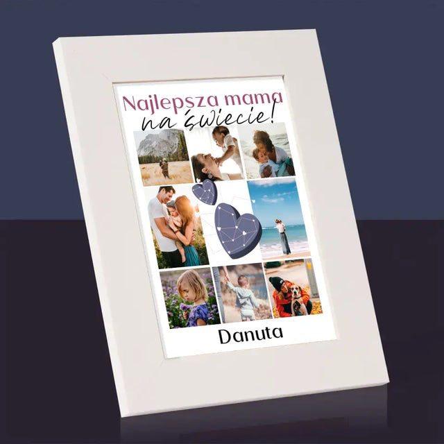 Fotokolaż: Najlepsza Mama - Ramka Na Zdjęcie