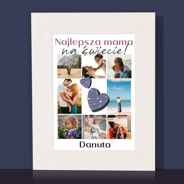 Fotokolaż: Najlepsza Mama - Ramka Na Zdjęcie