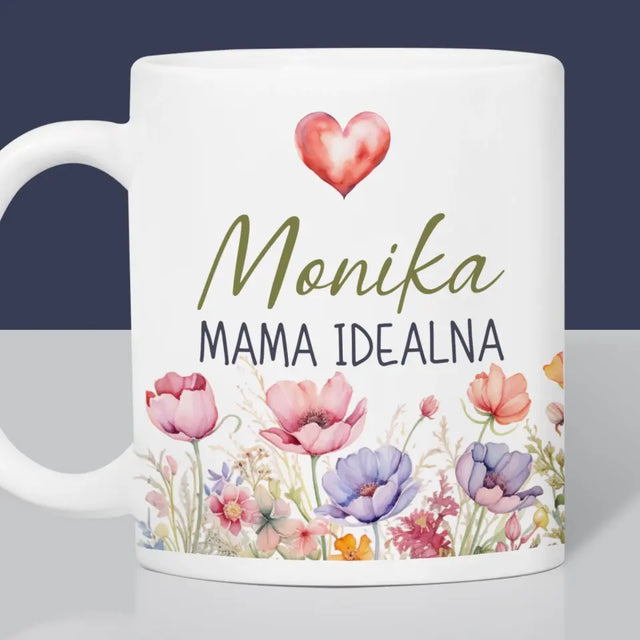 Monogram: Mama Idealna - Kubek z Nadrukiem