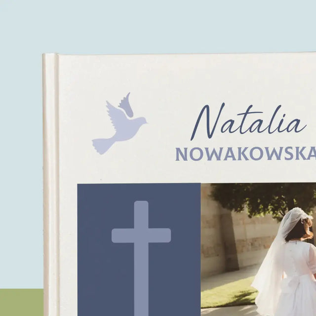 Zdjęcie i Podpis: Aniele Boży Komunia - Biblia z Nadrukiem