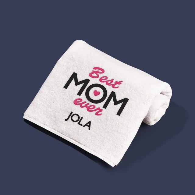 Monogram: Best Mom And Dad - Zestaw Ręczników z Haftem