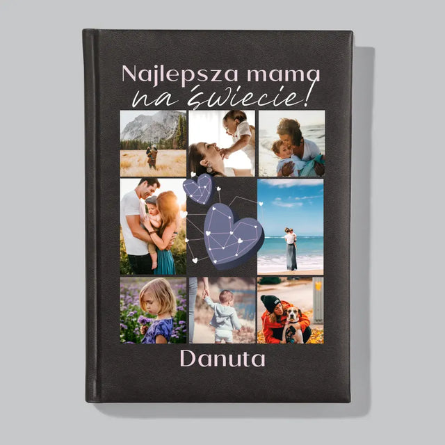 Fotokolaż: Najlepsza Mama - Planer Książkowy z Nadrukiem