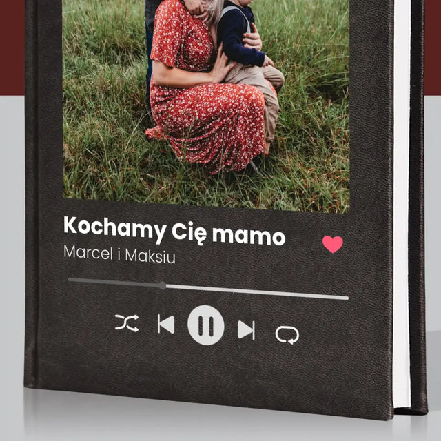 Zdjęcie i Podpis: Kochamy Cię Mamo - Planer Książkowy z Nadrukiem