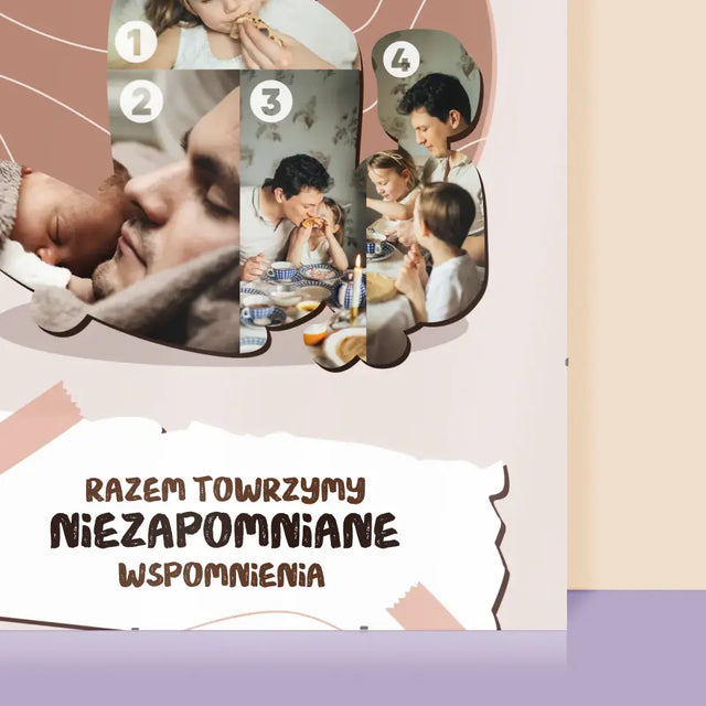 Kształt Ze Zdjęć: Niezapomniane Wspomnienia - Personalizowany Plakat