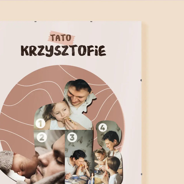 Kształt Ze Zdjęć: Niezapomniane Wspomnienia - Personalizowany Plakat